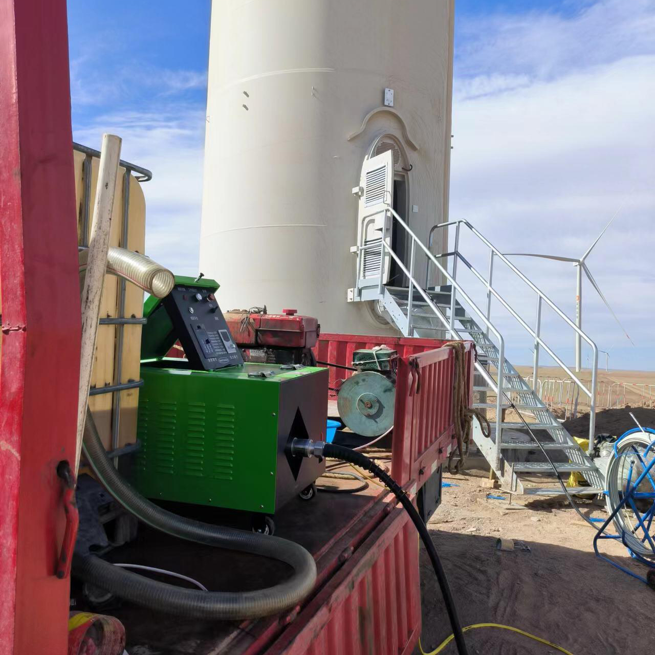 風(fēng)力發(fā)電廠預(yù)埋管疏通案例